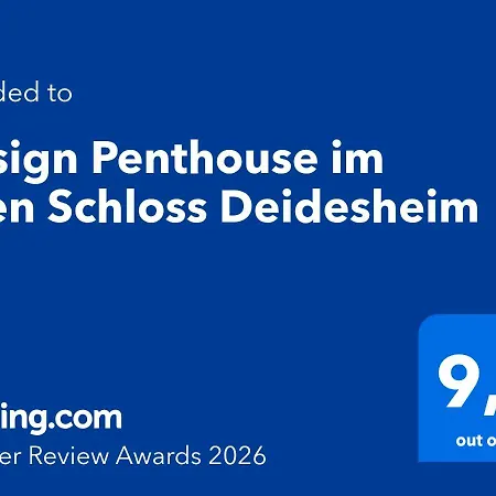 Design Penthouse Im Schlossareal * Deidesheim